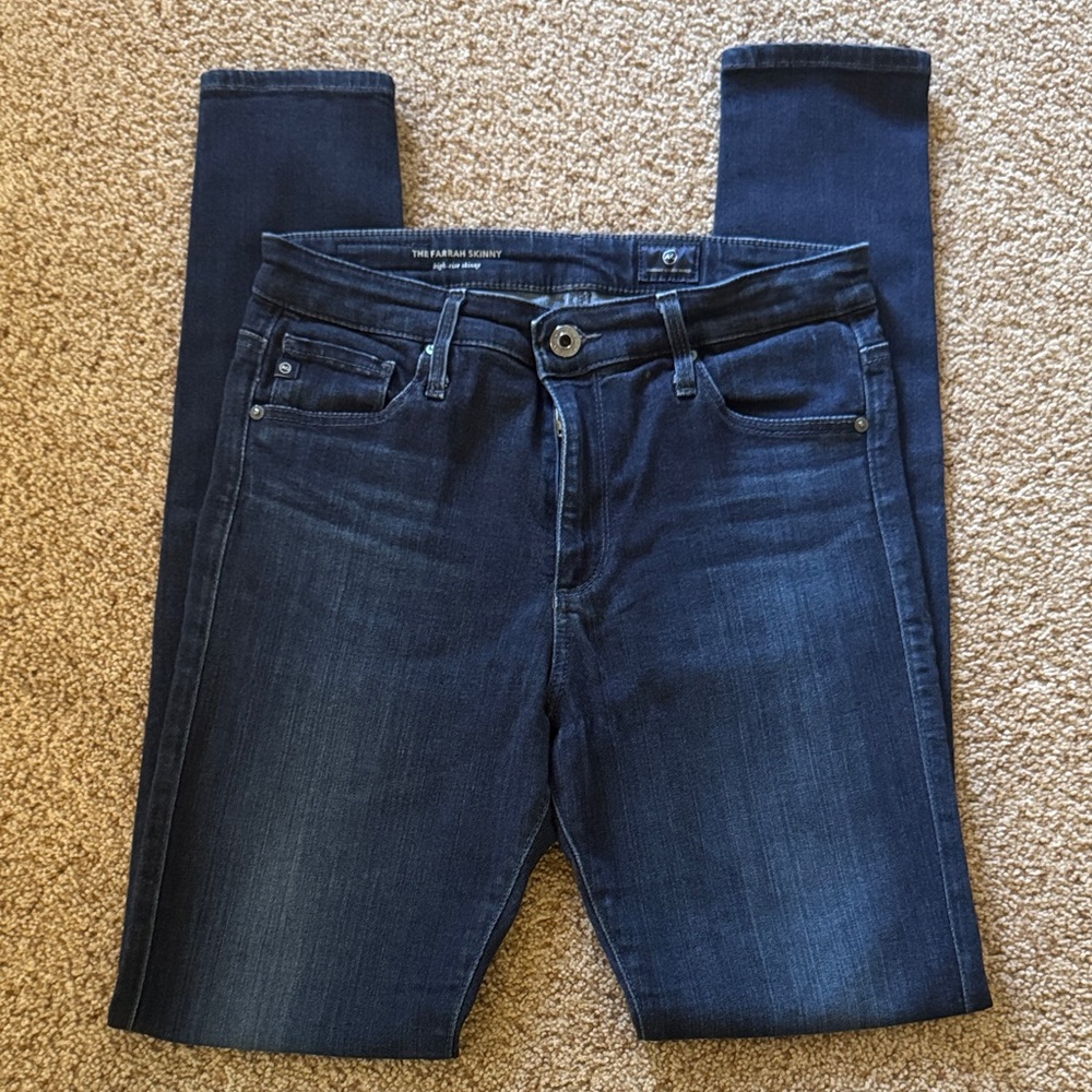 Ag Adriano Goldschmied Skinny Jeans in Dark Indigo